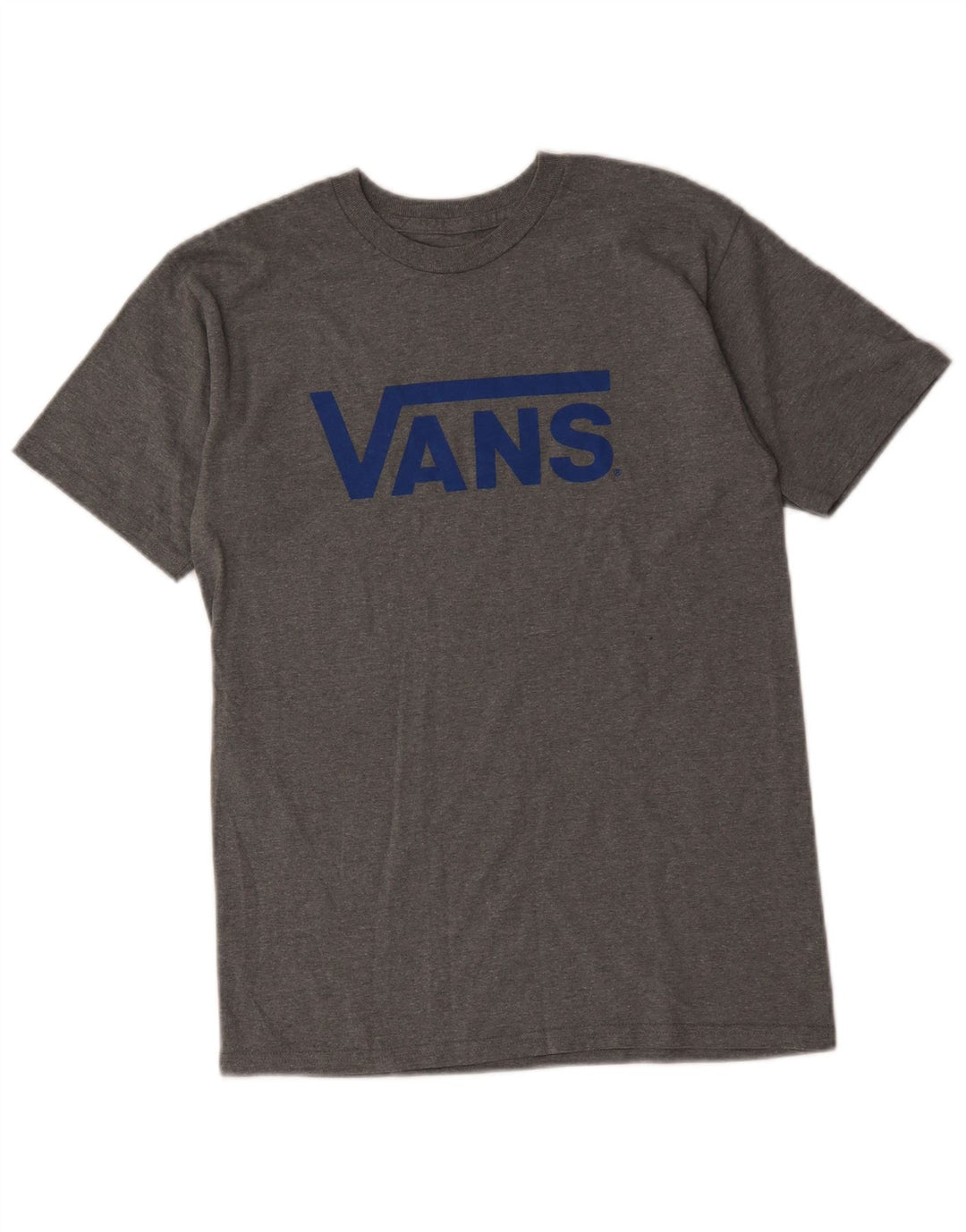 T-shirt grafica da uomo Vans Top Small in cotone grigio