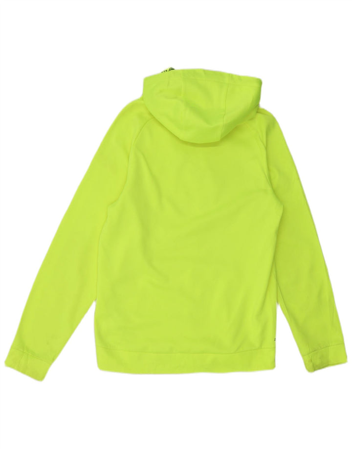 Felpa con cappuccio grafica Nike Dri Fit da uomo, piccola, in poliestere verde