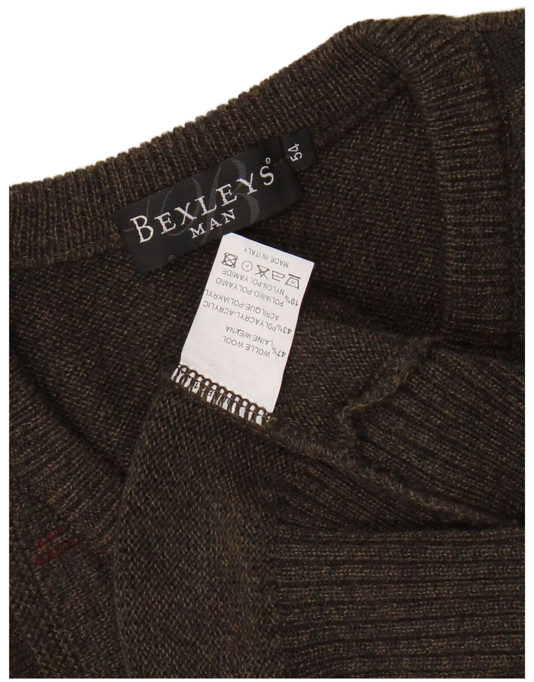 Canotta da uomo BEXLEYS IT 54 XL Lana a righe marrone