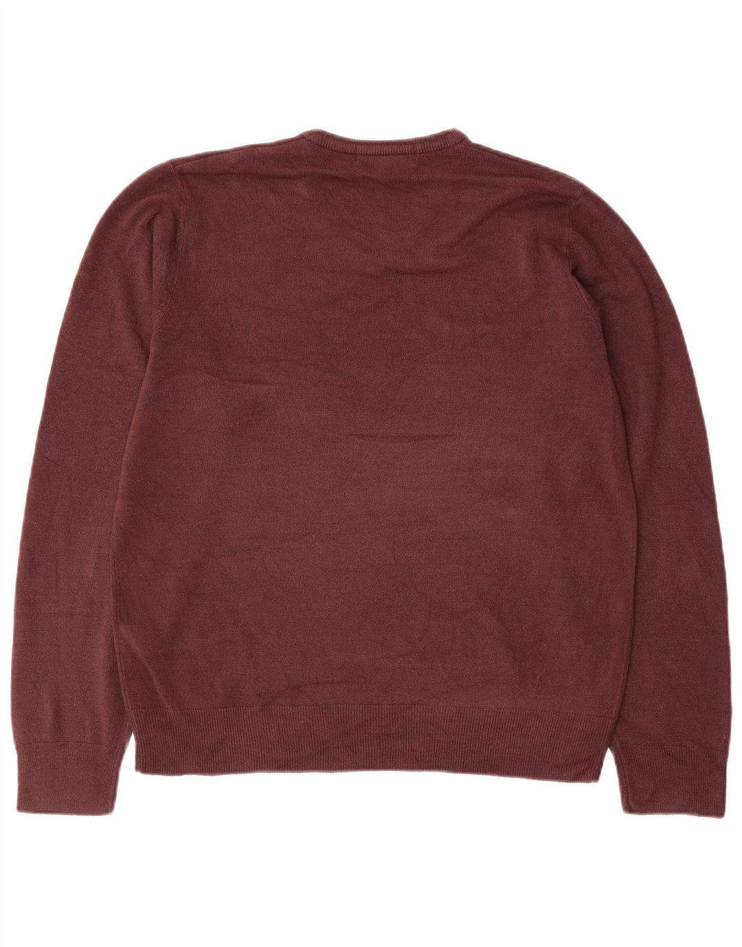 Maglione da uomo con scollo a V Marks & Spencer in acrilico marrone medio