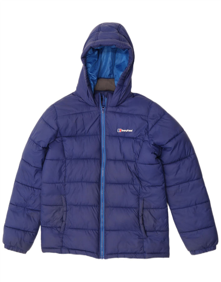 Giacca imbottita con cappuccio Berghaus per ragazzi 14-15 anni in poliammide blu