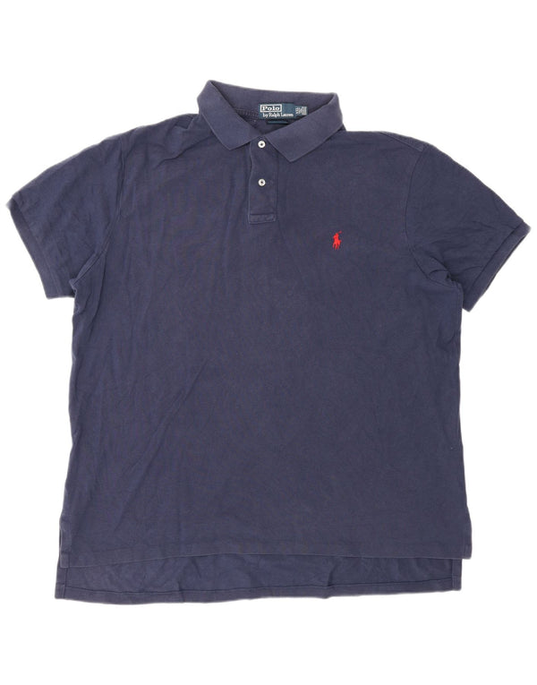 Polo Ralph Lauren da uomo su misura Polo 2XL in cotone blu navy