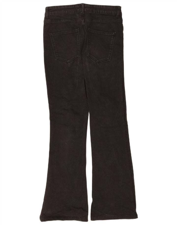 Jeans svasati da donna Zara EU 40 medio W30 L30 cotone nero