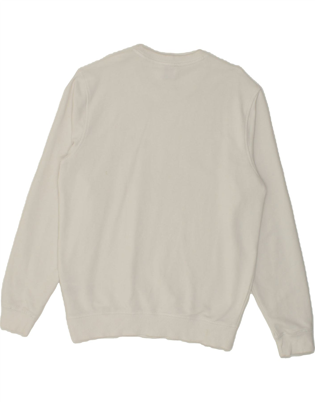 GUESS Mens Sweatshirt Jumper Medium White Cotton Vintage Guess and Second-Hand Guess from Messina Hembry 