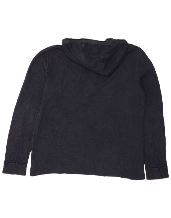 Polo Ralph Lauren Maglia da uomo con cappuccio a maniche lunghe di grandi dimensioni in cotone blu navy