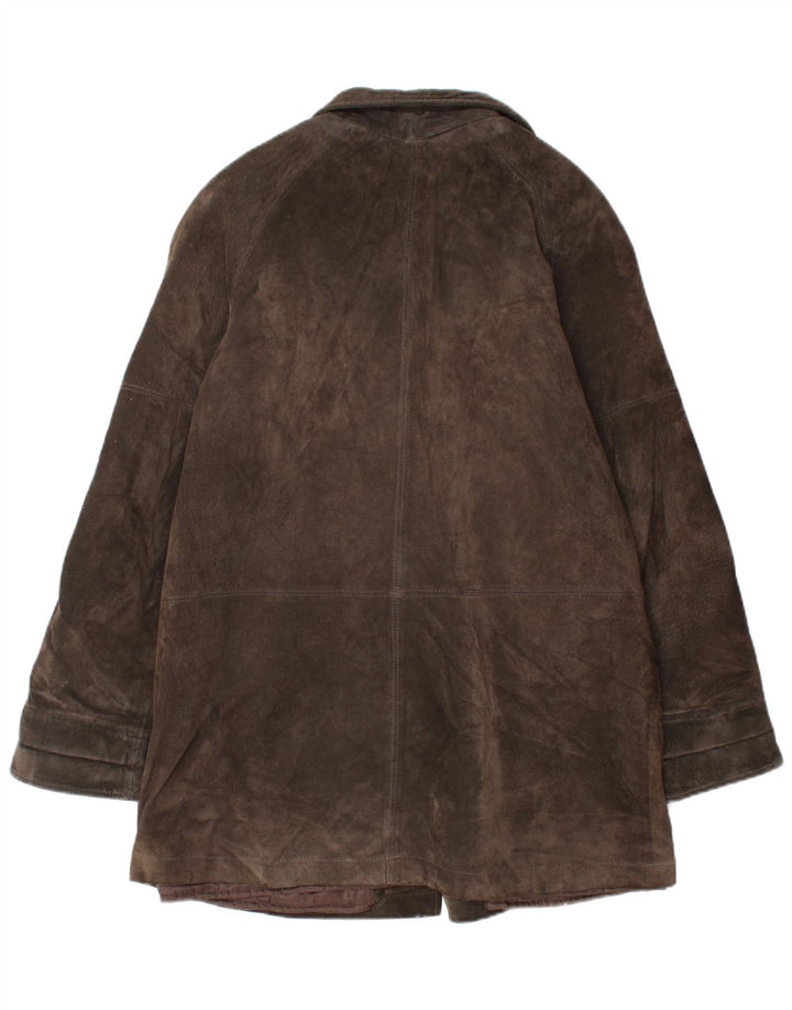 Soprabito Donna Scamosciato Oviesse IT 44 Pelle Marrone Medio