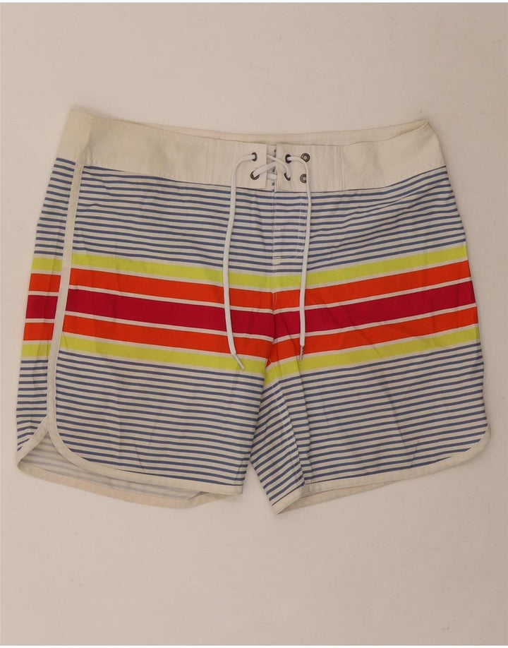Pantaloncini da bagno da uomo Roxy piccoli a righe multicolori