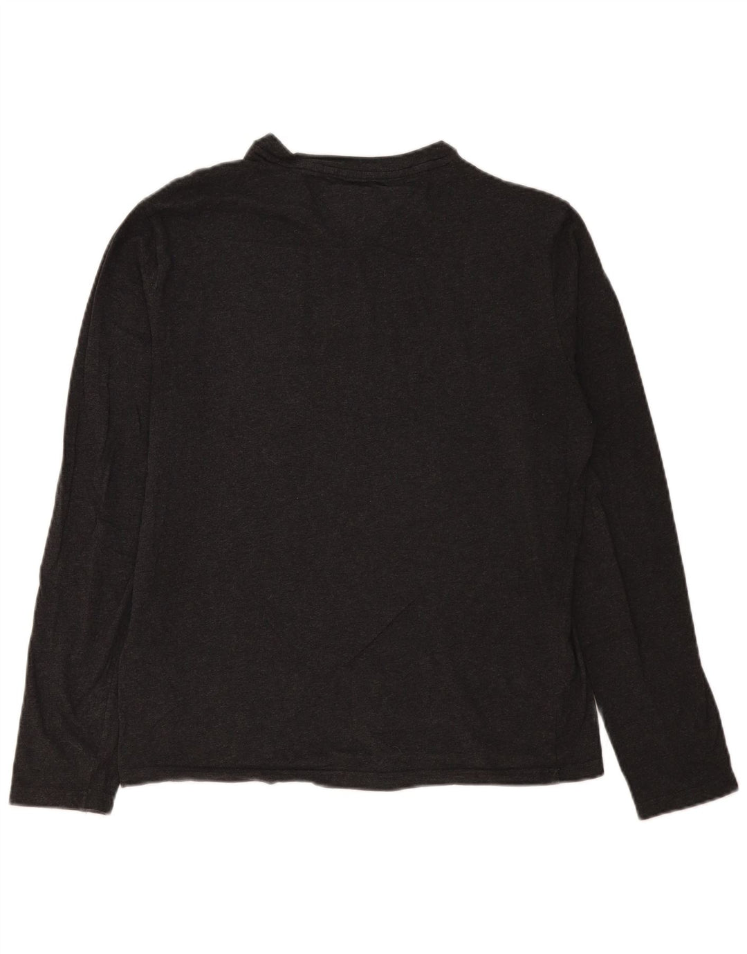 Tommy Hilfiger Uomo Top Manica Lunga Cotone Grigio Medio