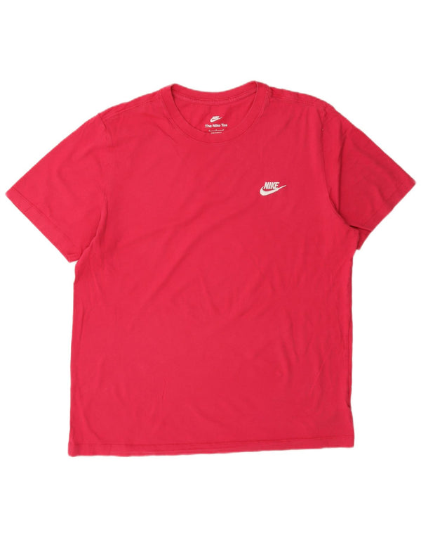 T-shirt Nike da donna Top Large in cotone rosa