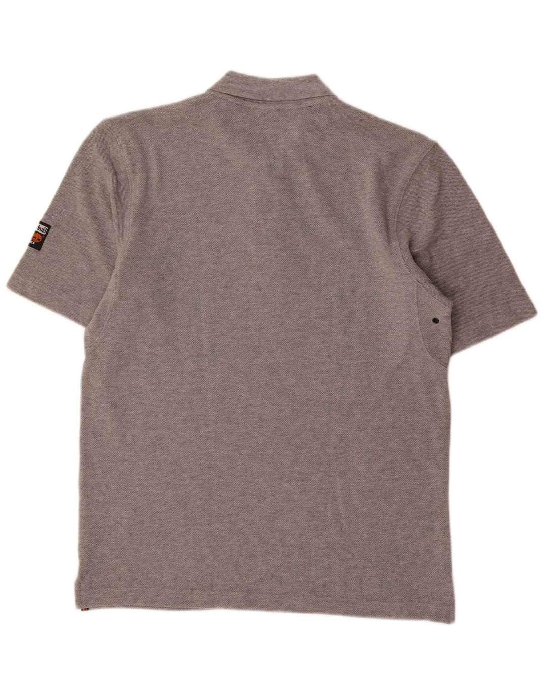 Polo da uomo Timberland in cotone grigio medio