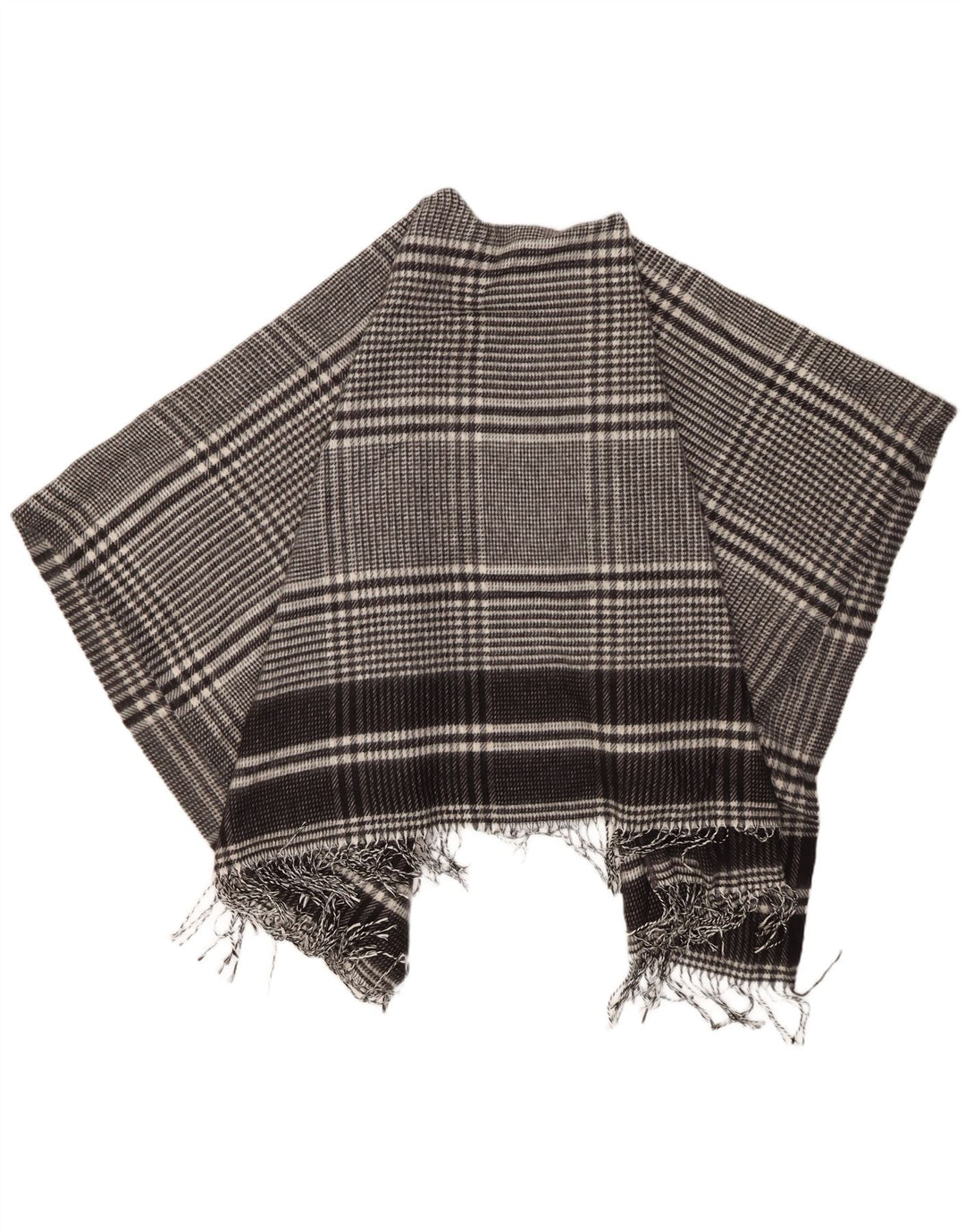 Maglione cardigan con mantella da donna Marks & Spencer taglia unica pied de poule nero