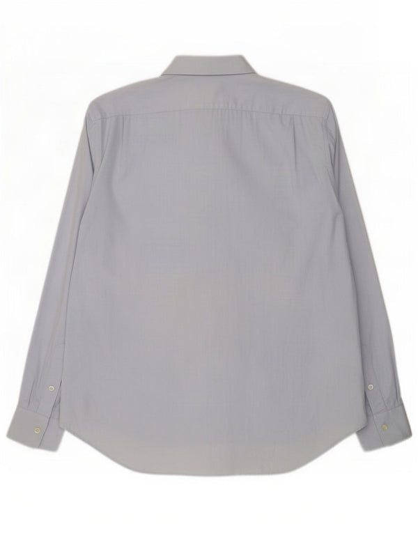 Camicia da uomo Calvin Klein grande in cotone blu