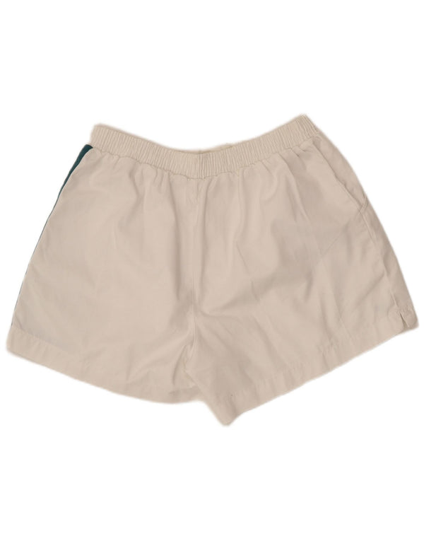 Pantaloncini chino da uomo Adidas W38 XL poliestere color block bianco