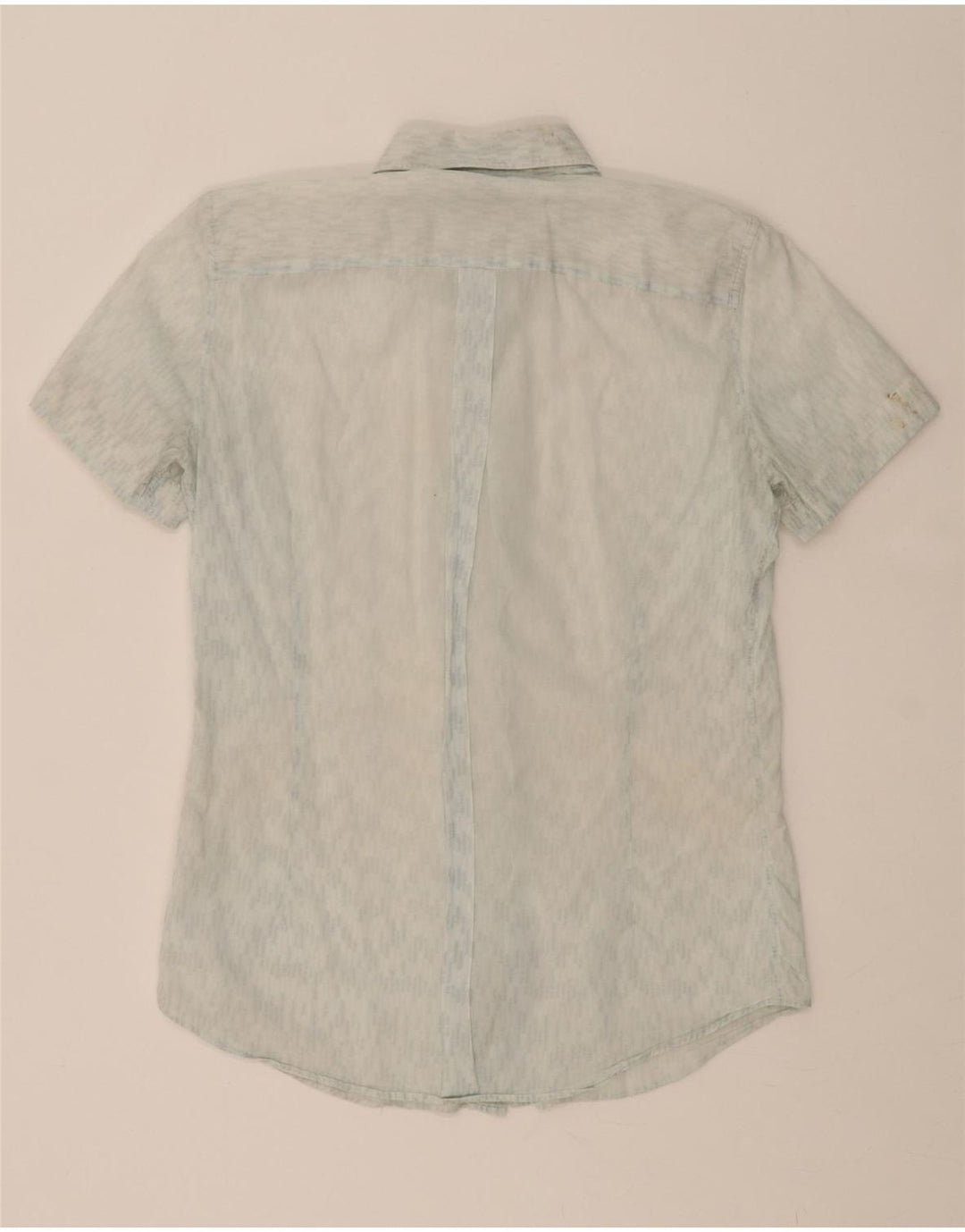 ICEBERG Mens Regular Fit Short Sleeve Shirt Medium Blue Vintage Iceberg and Second-Hand Iceberg from Messina Hembry 