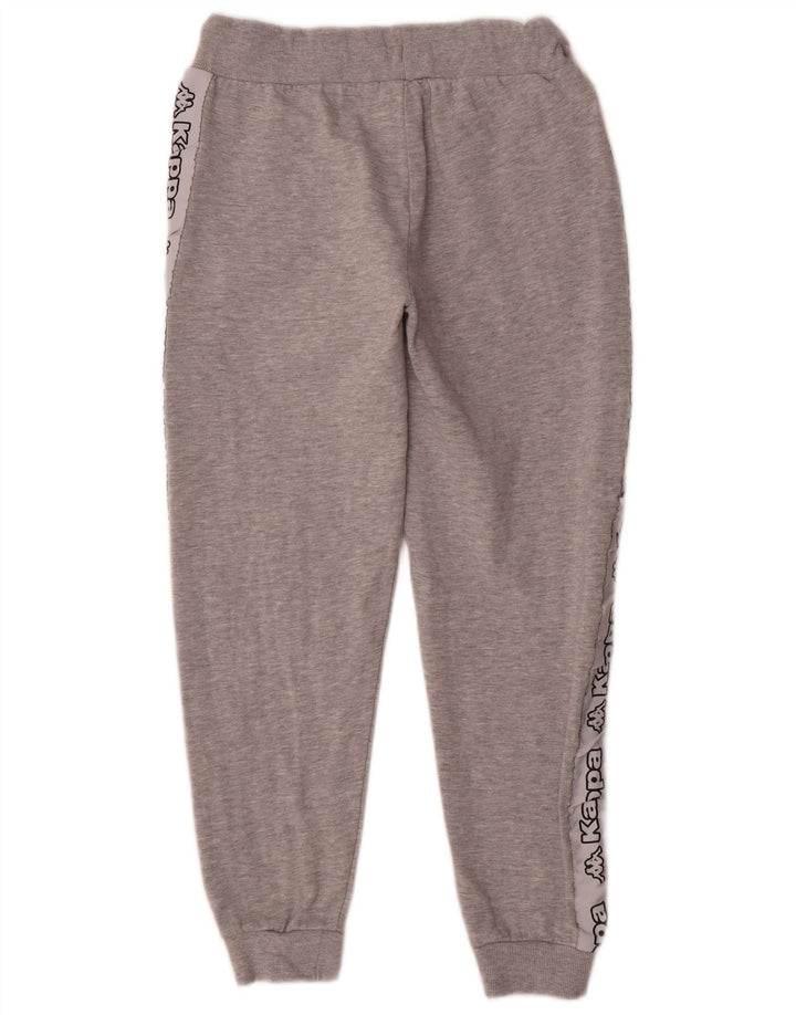Pantaloni da tuta con grafica Kappa da donna Joggers UK 14 Grigio medio