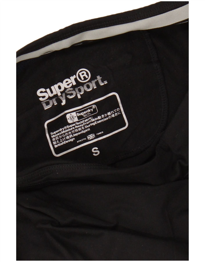 Leggings grafici da donna SUPERDRY UK 10 piccoli neri
