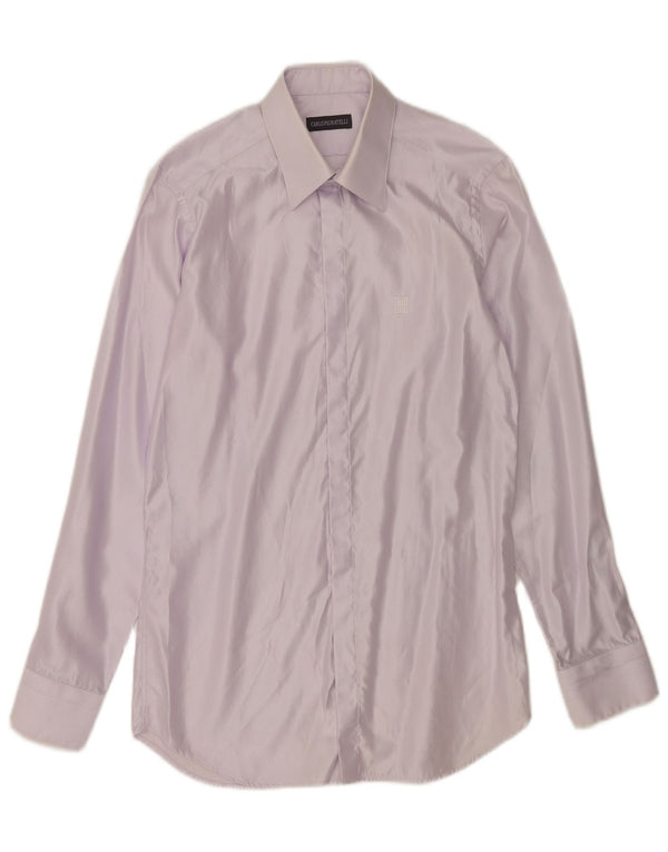 Camicia formale da uomo Carlo Pignatelli taglia 38 15 viola medio