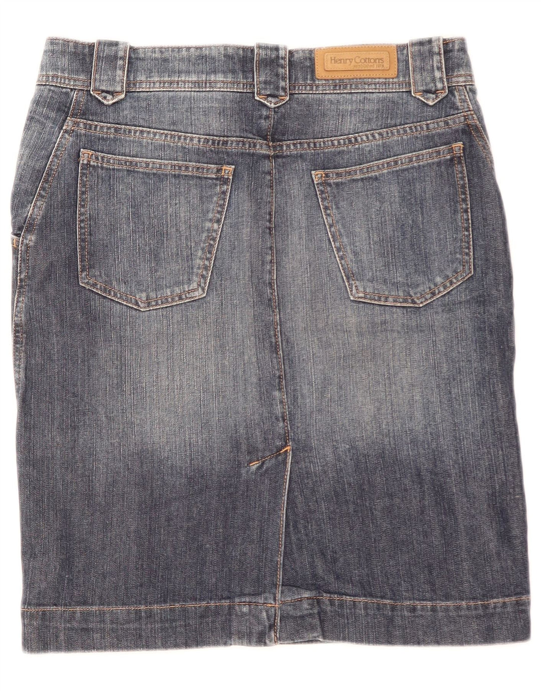 Gonna in denim da donna Henry Cottons IT 42 media W30 cotone blu