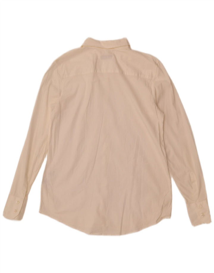 Camicia da donna Fred Perry UK 18 XL cotone bianco