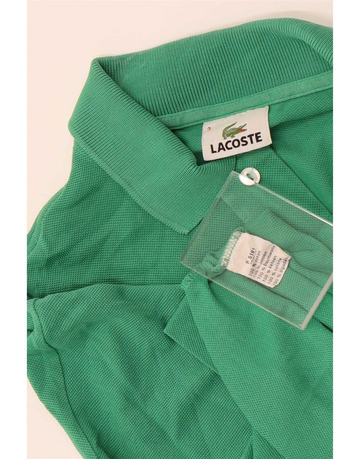 Polo da uomo Lacoste taglia 3 piccola in cotone verde