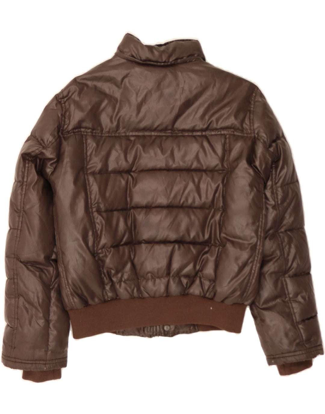 FAY Girls Padded Jacket 11-12 Years Brown Polyester Vintage Fay and Second-Hand Fay from Messina Hembry 
