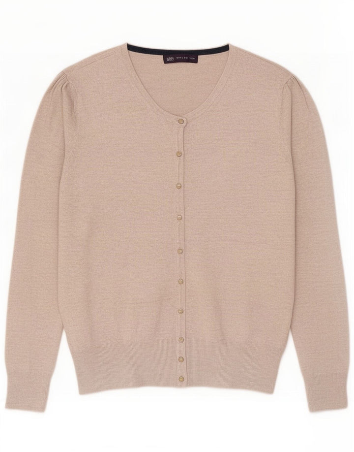 Maglione cardigan da donna Marks & Spencer UK 14 Grigio medio