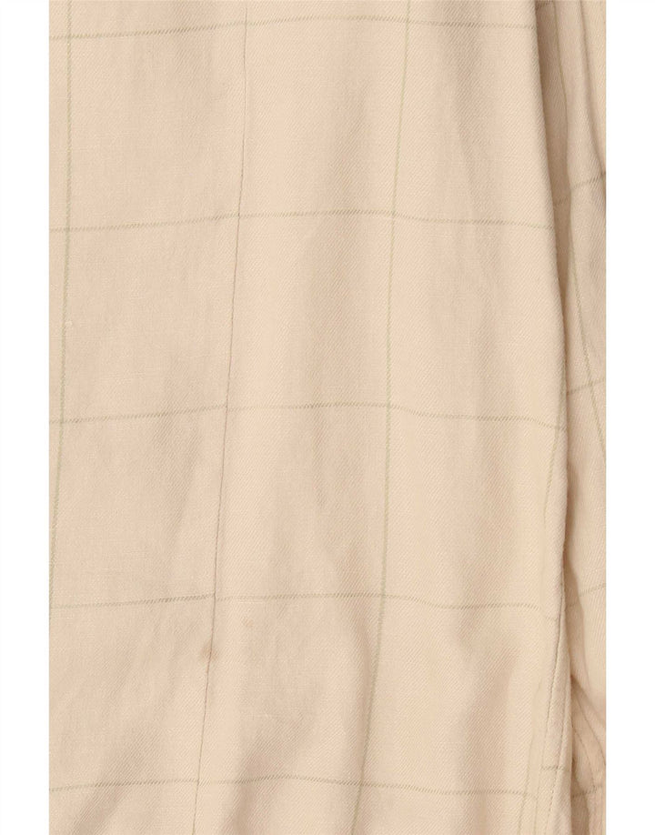 Camicia Levi's da uomo in cotone a quadri beige medio