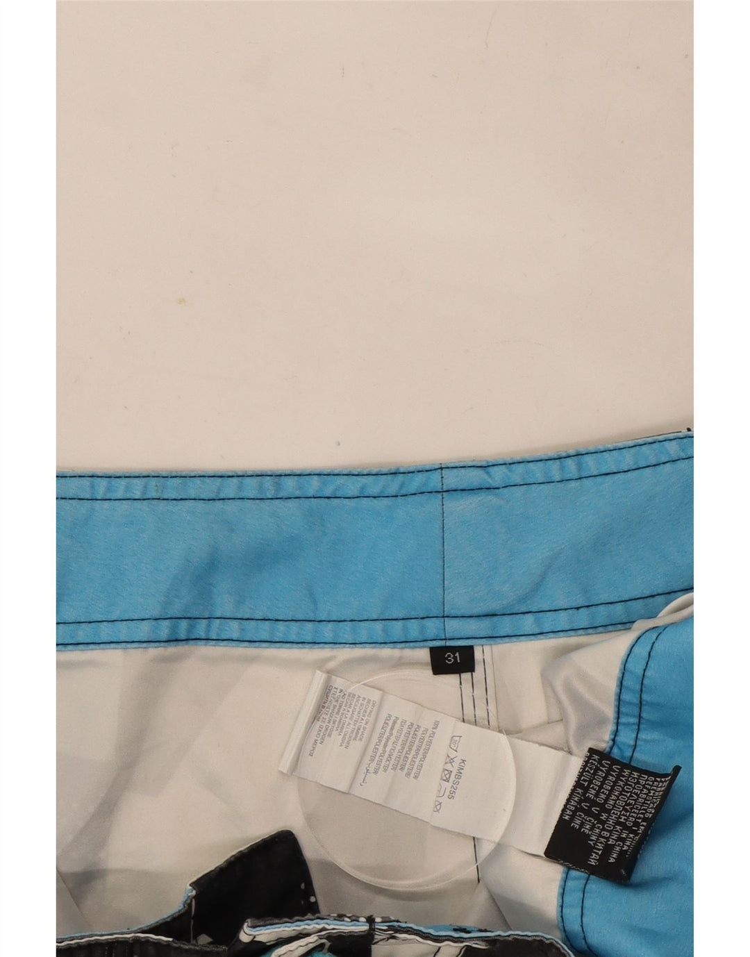 Pantaloncini da bagno grafici da uomo Quiksilver medio poliestere nero