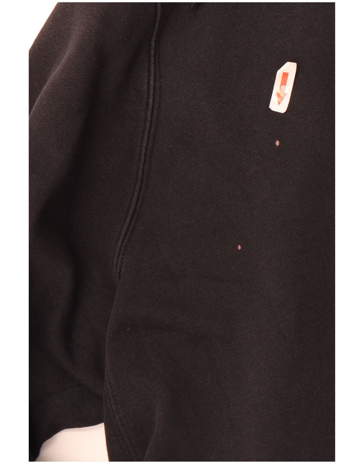 Felpa con cappuccio da uomo Nike XL in cotone nero