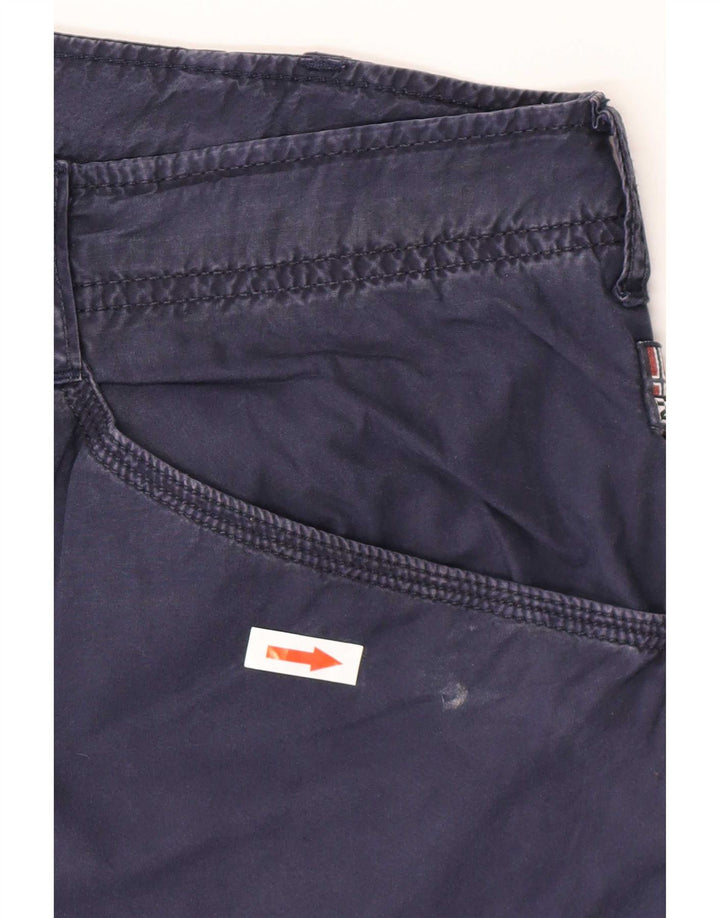 Pantaloncini cargo da uomo Napapijri medi W32 in cotone blu navy