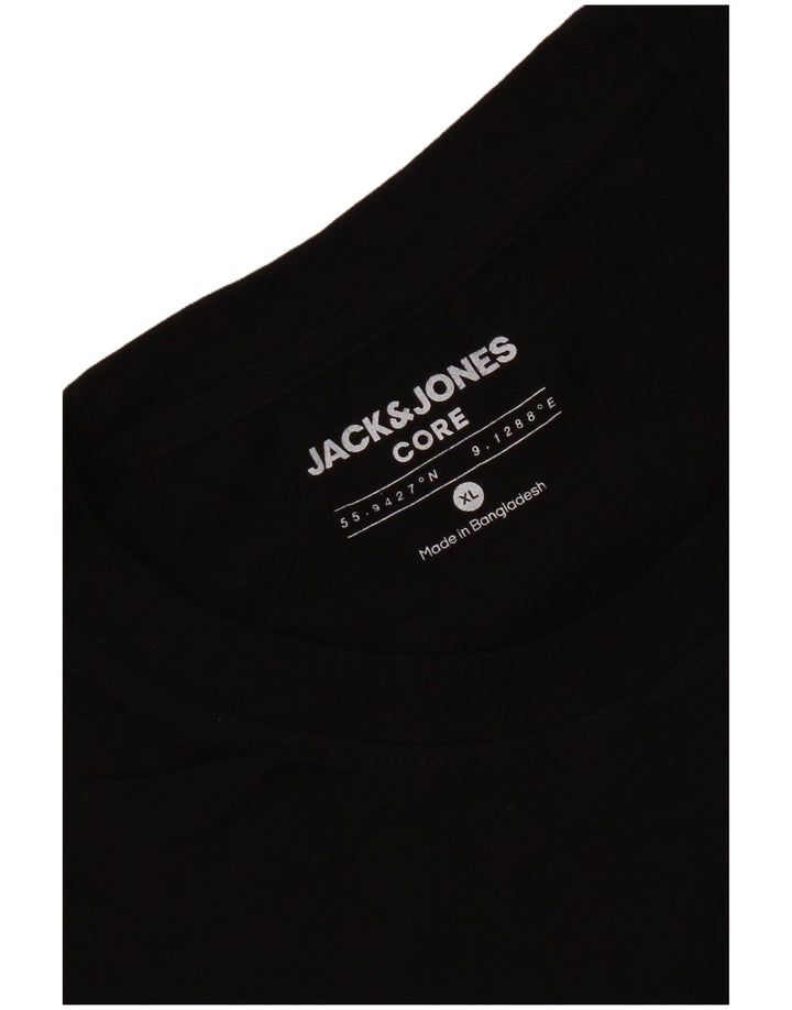 T-shirt grafica da uomo Jack & Jones Top XL Nera