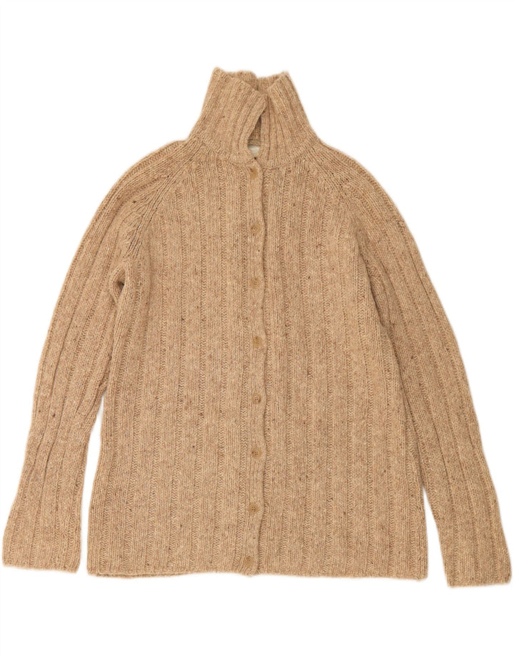J. CREW Womens Oversized Cardigan Sweater UK 10 Small Beige Wool Vintage J. Crew and Second-Hand J. Crew from Messina Hembry 