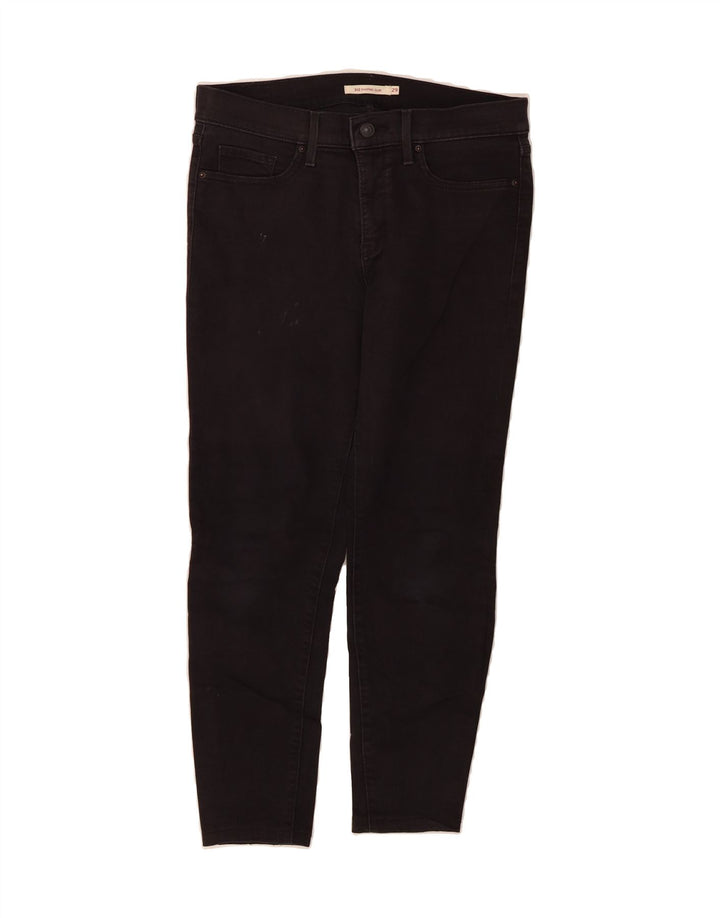 LEVI'S Womens 312 Shaping Slim Jeans W29 L25 Black Cotton Vintage Levi's and Second-Hand Levi's from Messina Hembry 