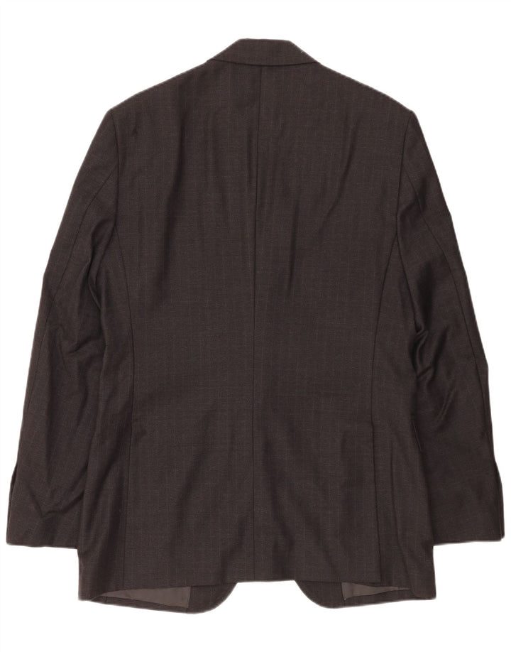 DOLCE & GABBANA Giacca blazer da uomo a 2 bottoni UK 38 grigio medio a quadri