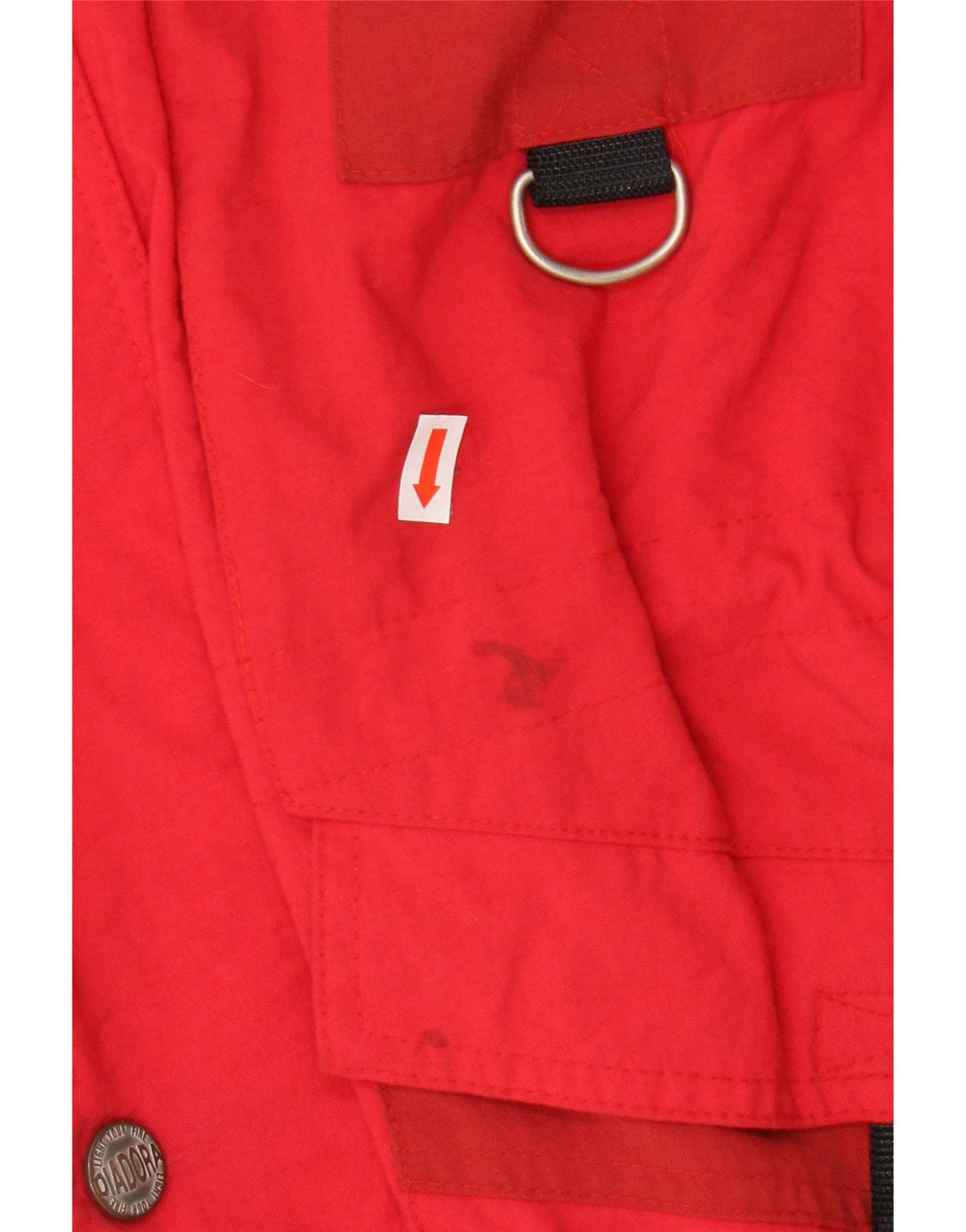 Giacca a vento da donna Diadora UK 16 Large Rosso Poliammide