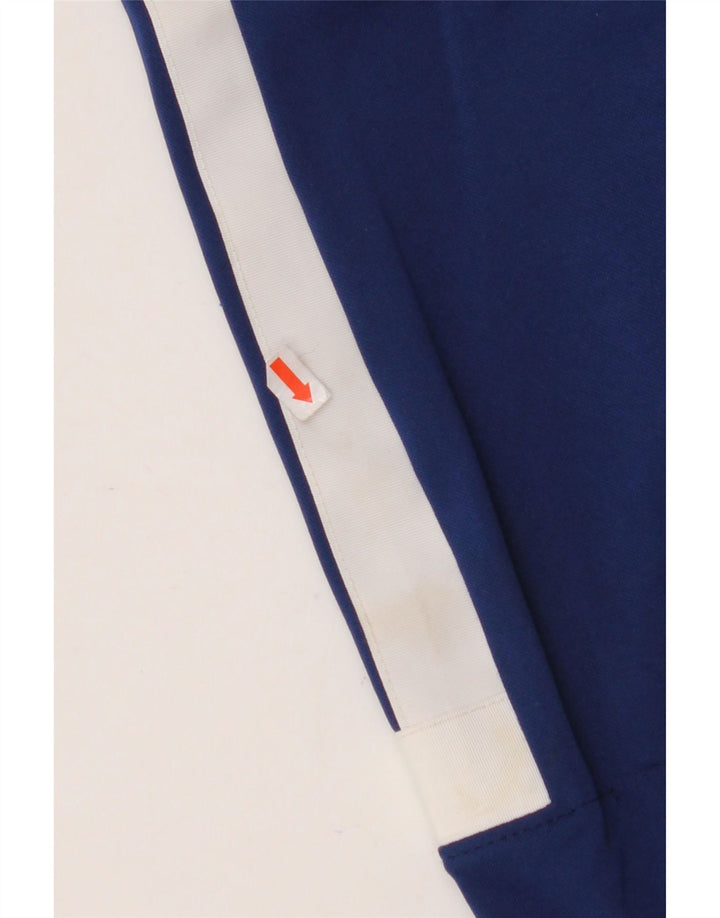 Maglione con cappuccio e zip NIKE per ragazzi 12-13 anni Large Blu Navy Colourblock