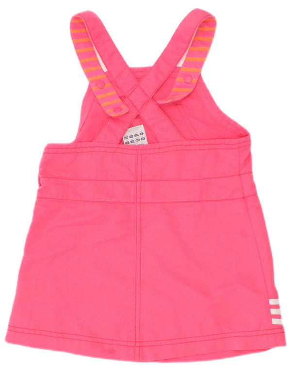 Abito salopette grafico Adidas per ragazze 2-3 anni in poliestere rosa