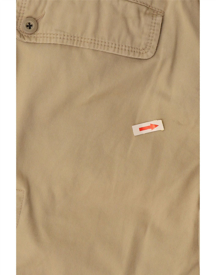 Pantaloncini cargo da uomo Gant W34 Large in cotone beige
