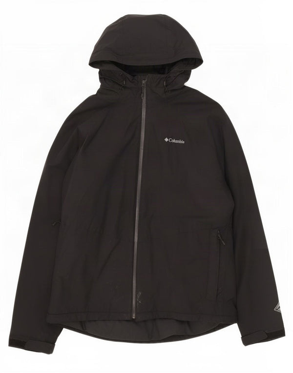Giacca a vento con cappuccio da uomo Columbia UK 44 2XL nylon nero