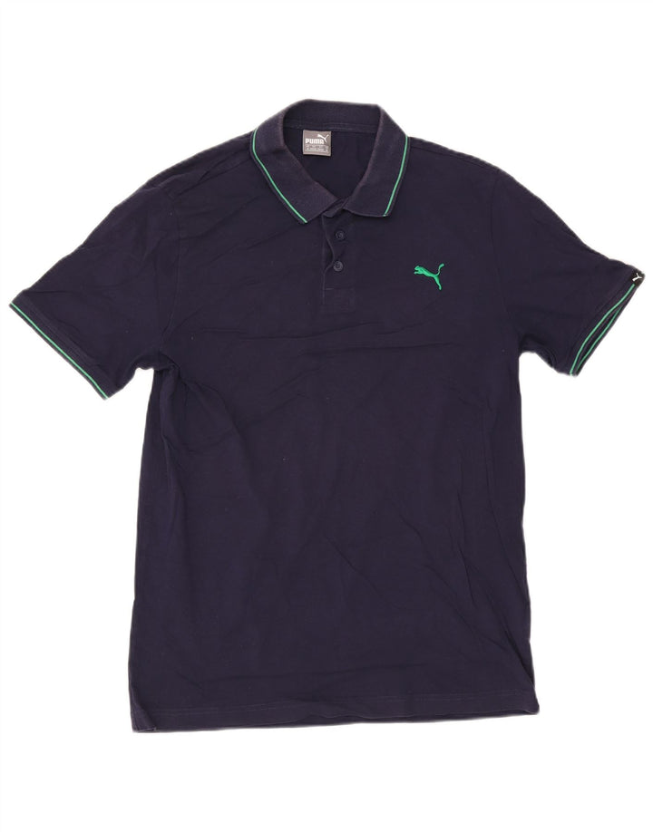 Polo Puma da uomo media blu navy
