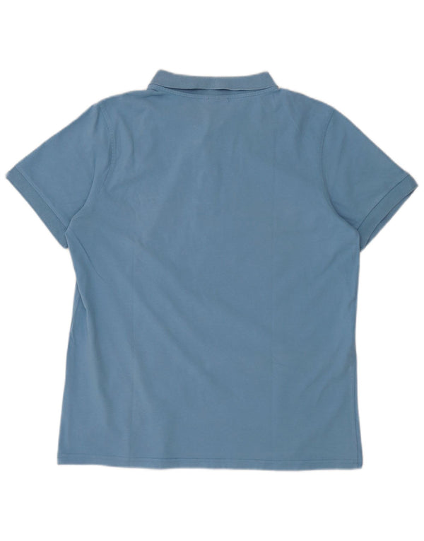 Polo da uomo Animal Large in cotone blu