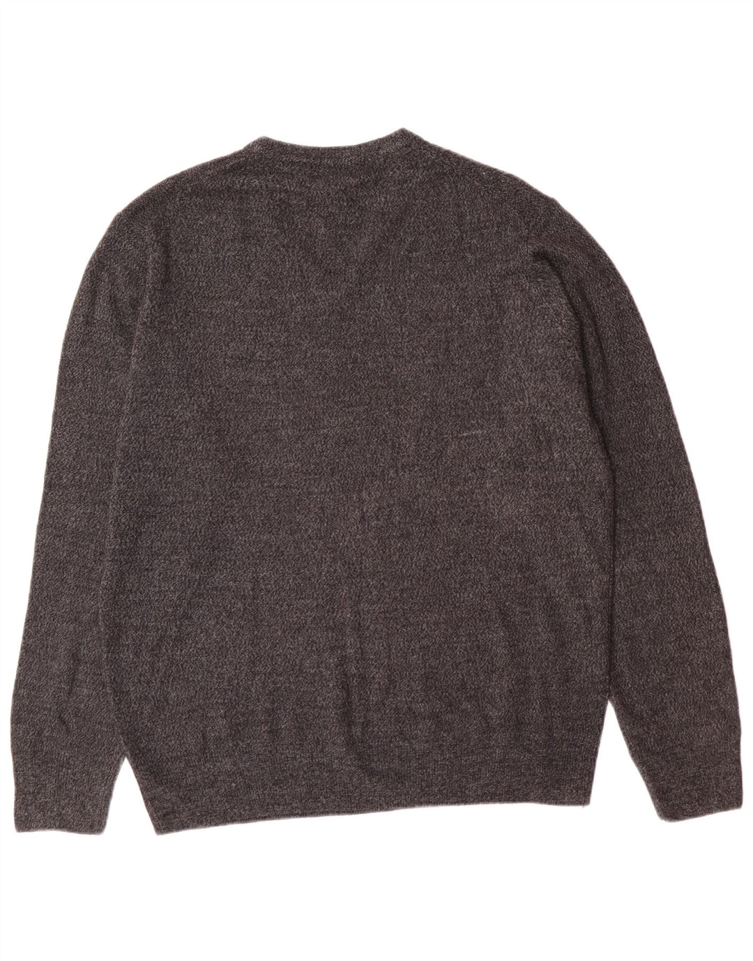 DOCKERS Maglione da uomo con scollo a V grande acrilico grigio
