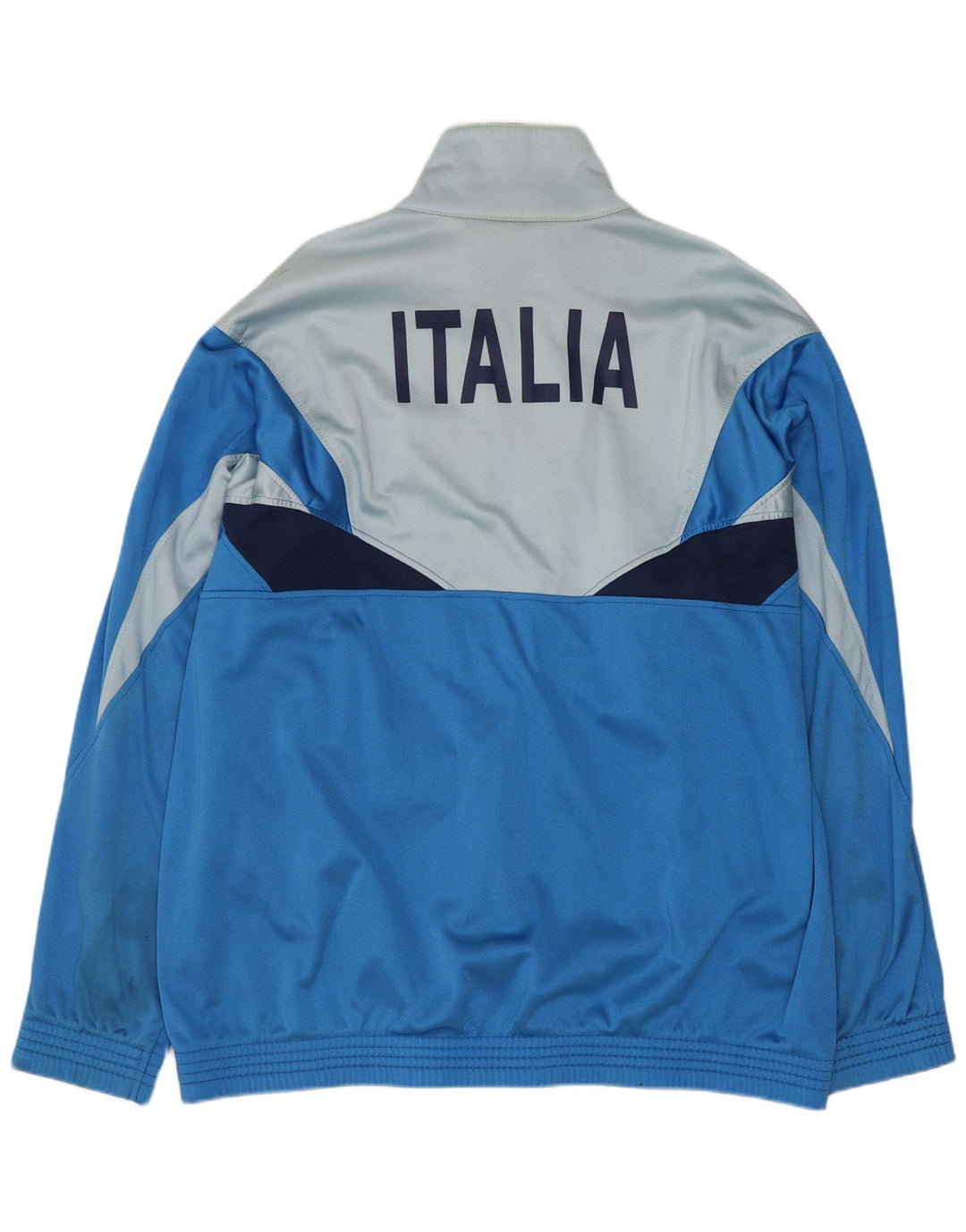 Giacca da tuta grafica ASICS Italia da uomo IT 54 XL Blu Colourblock