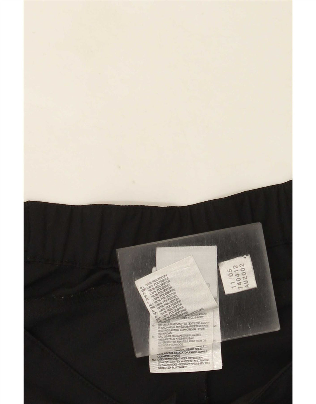 Pantaloncini sportivi regolari Adidas Climalite da donna UK 10 piccoli poliestere nero