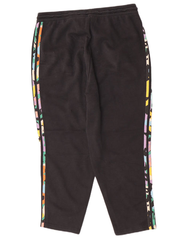 Pantaloni da tuta corti Adidas da donna UK 20/22 XL cotone mimetico nero