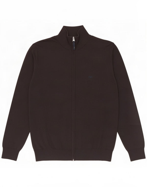 Maglione cardigan da uomo Armani Jeans XL in cotone blu navy