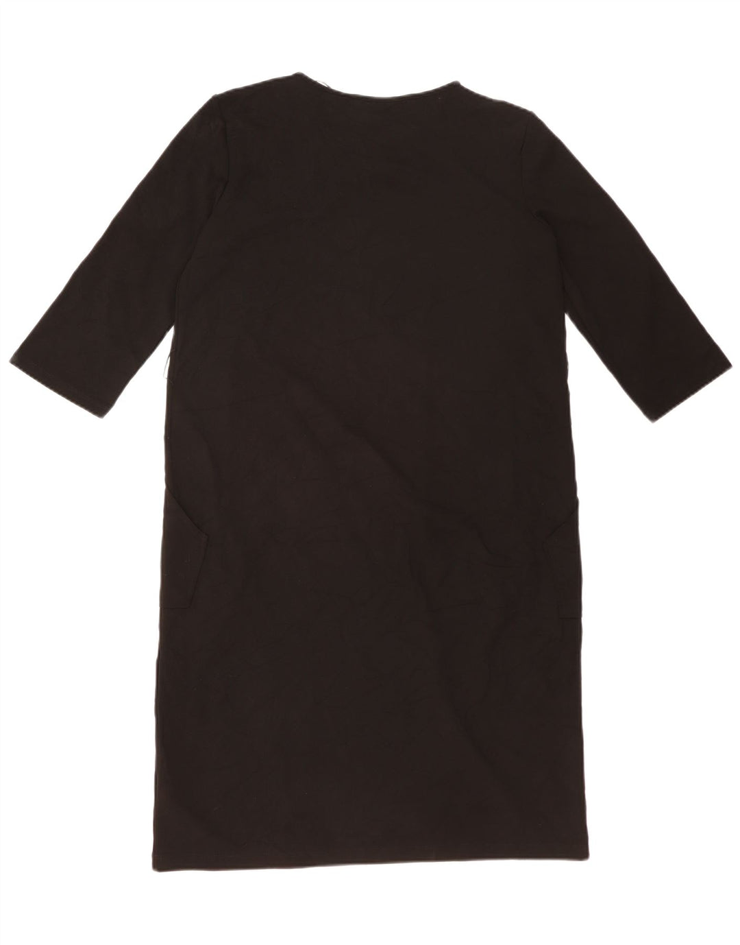 Abito a trapezio da donna ZARA con maniche a 3/4 UK 14 Large nero in poliestere