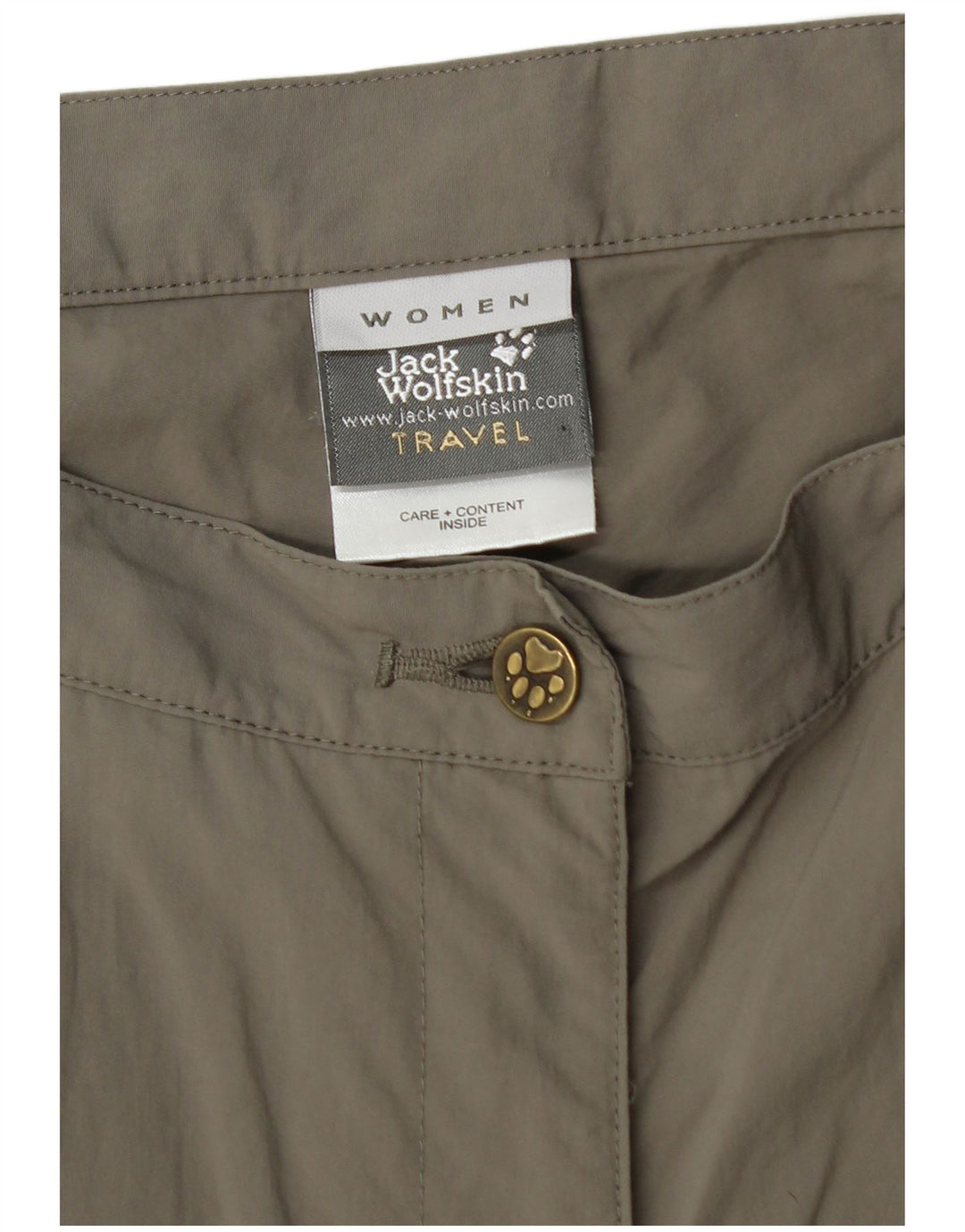 Pantaloni corti da donna JACK WOLFSKIN UK 10/12 Medio W30 L23 Grigio