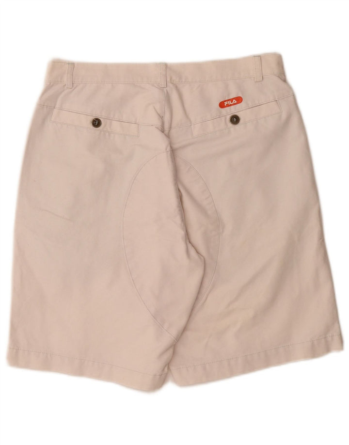 Pantaloncini chino da uomo FILA IT 48 medi W30 bianchi