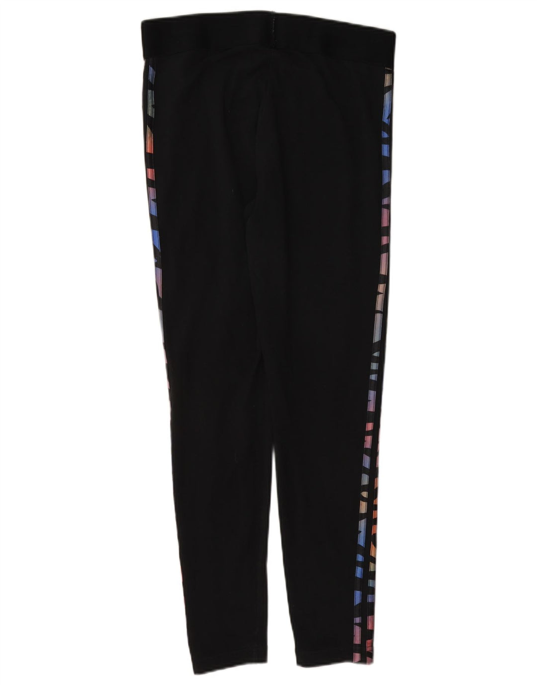 Leggings grafici da donna Adidas UK 12/14 cotone nero medio